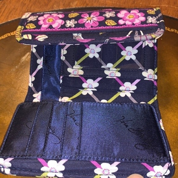 Vera Bradley Floral Nightingale Wallet - Picture 3 of 3